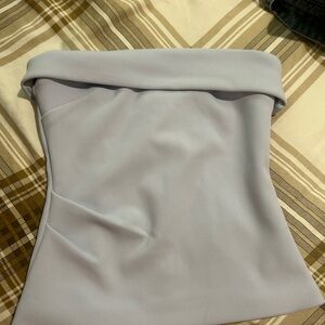 Light Blue babaton aritzia Strapless Tube Top